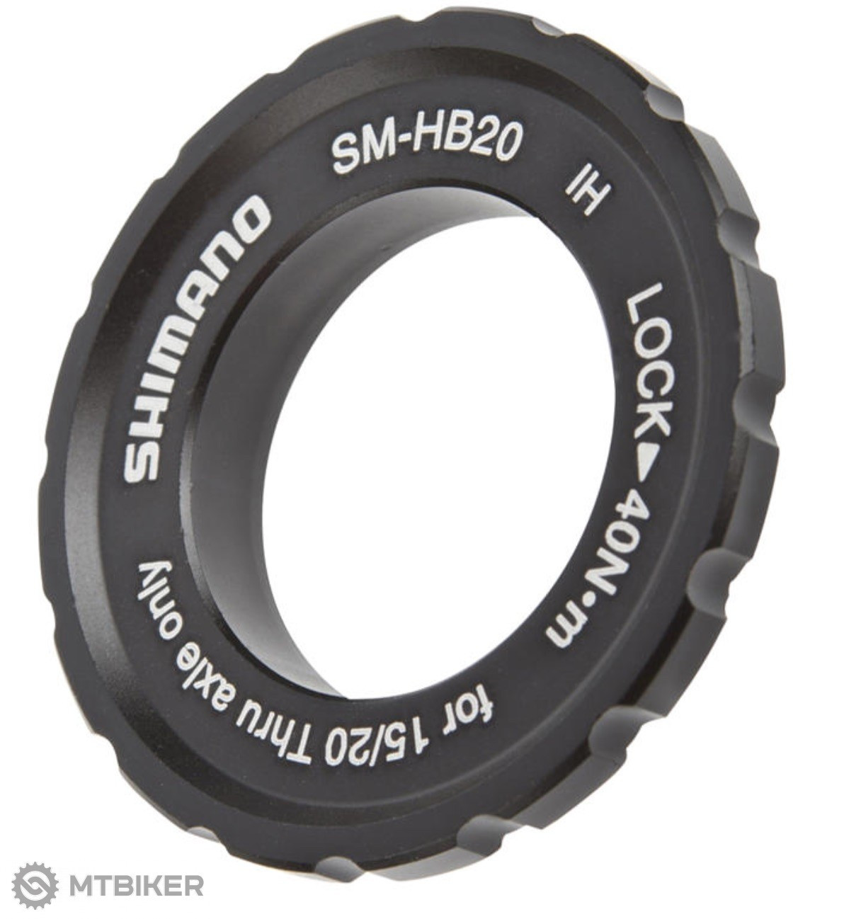 Shimano SM-HB20 Center Lock Mutter für Steckachse, 15/20 mm