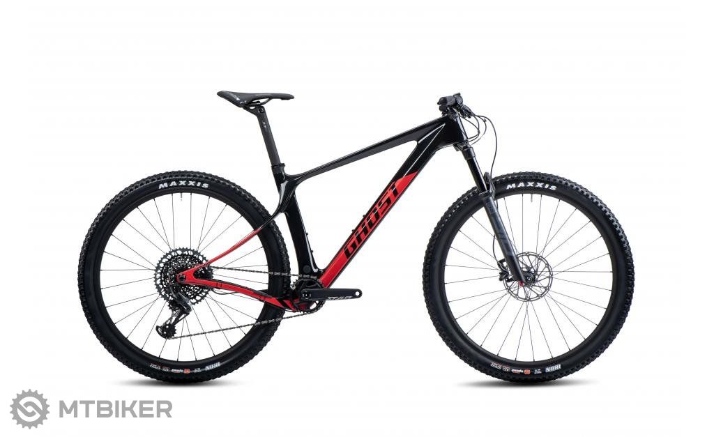 GHOST Lector Universal 29 bicykel, raw carbon gloss/red matt