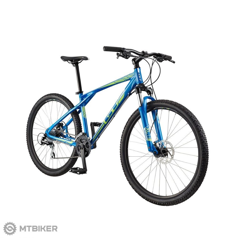 GT Aggressor 27.5 Expert mountain bike model 2015 Matte Blue