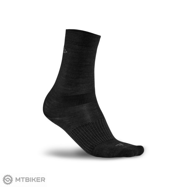 Craft CORE Wool Liner ponožky, 2 páry, čierna