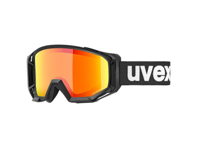 uvex sportliche CV-Brille, schwarz matt/orange s2