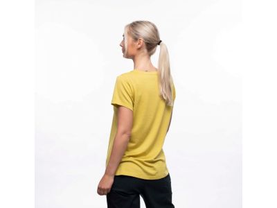Bergans Graphic Wool Damen-T-Shirt, light olive green