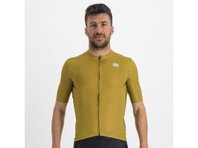 Sportful Checkmate dres, žlutá/starorůžová