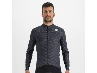 Sportful CHECKMATE THERMAL jersey, black/blue/yellow
