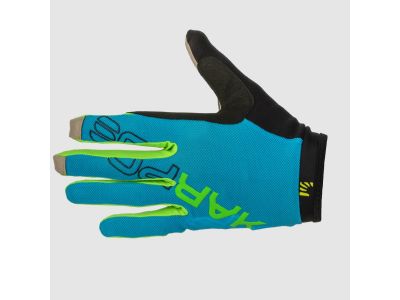 Karpos Rapid gloves, blue/green fluo