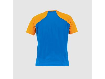 T-shirt dziecięcy Karpos Lavaredo w kolorze niebieski/pomarańczowym fluo