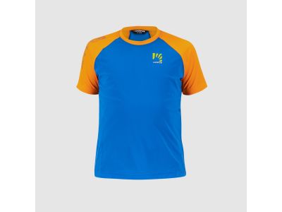 Karpos Lavaredo Kinder-T-Shirt, blau/orange fluo