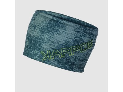 Karpos Tre Cime 12 cm headband print 1, blue-green / yellow