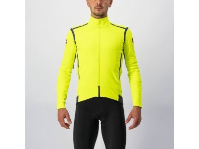 Castelli PERFETTO RoS CONVERTIBLE jacket, neon yellow