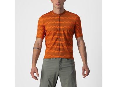 Castelli UNLIMITED STERRATO dres, oranžová/oranžová rez