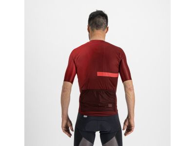 Koszulka rowerowa Sportful Bomber w kolorze czerwono-cayenne