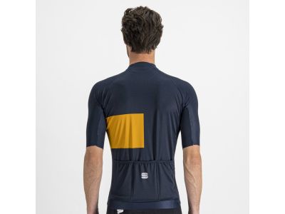 Koszulka rowerowa Sportful Snap w kolorze niebiesko-złotym dąb