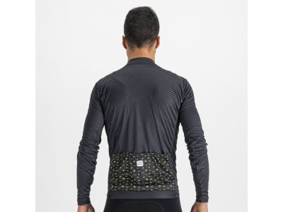 Sportful CHECKMATE THERMAL jersey, black/blue/yellow