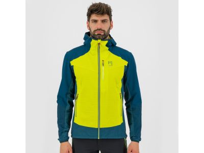 Karpos LEDE jacket, blue green/yellow