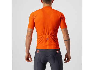 Koszulka rowerowa Castelli CLASSIFICA w kolorze czerwono-pomarańczowym
