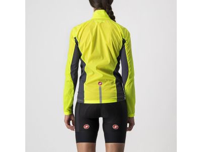 Castelli SQUADRA STRETCH women&#39;s jacket, neon yellow