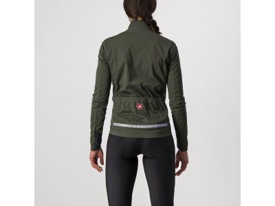 Castelli GO W női kabát, katonai zöld
