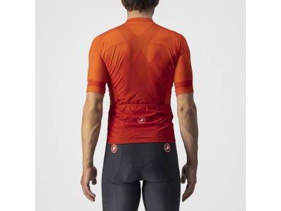 Koszulka rowerowa Castelli A TUTTA, pomarańczowo-czerwona