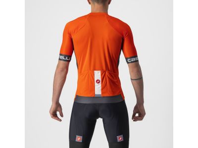 Castelli ENTRATA VI jersey, red-orange