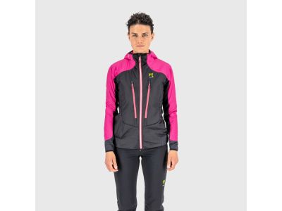 Karpos K-Performance Hybrid women's jacket, black/pink