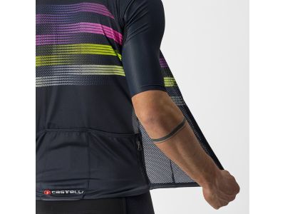 Castelli ENDURANCE PRO koszulka rowerowa, ciemnoniebieska/różowa/liminkowa