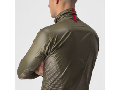 Castelli ARIA SHELL jacket, moss brown