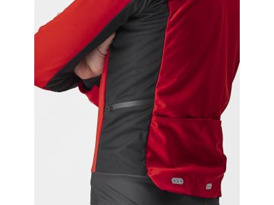 Castelli ALPHA RoS 2 jacket, red/dark grey