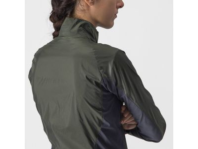 Castelli SQUADRA STRETCH dámská bunda, vojenská zelená