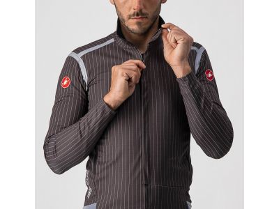 Castelli PERFETTO RoS Limited edition jacket, gray/white stripes