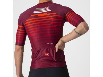 Tricou Castelli CLIMBER'S 3.0 SL, vișiniu/roșu