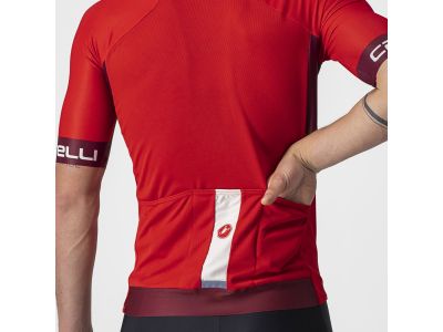 Castelli ENTRATA VI koszulka rowerowa, czerwona