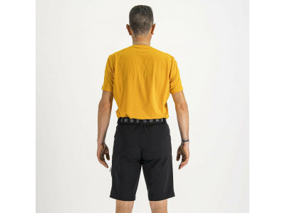 Pantaloni scurți Sportful XPLORE, negru/galben