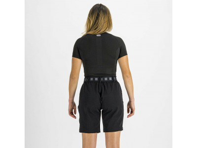 Sportful XPLORE Damen-Shorts, schwarz/gelb