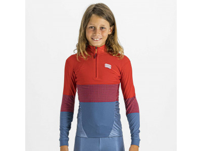 Sportful SQUADRA detský dres červený/modrý