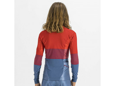 Koszulka rowerowa dziecięca Sportful SQUADRA w kolorze czerwono-niebieskim
