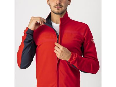 Castelli TRANSITION 2 kabát, piros/sötétkék