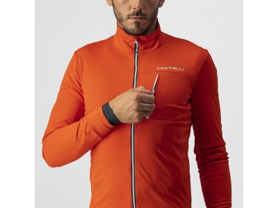 Castelli GO jacket, red-orange