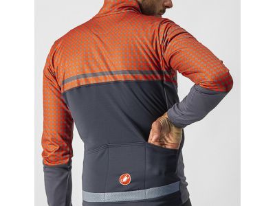 Castelli FINESTRE jacket, dark gray/orange