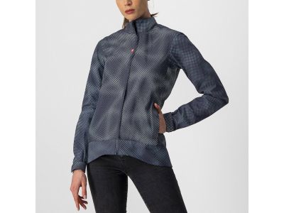 Castelli COMMUTER W REFLEX női kabát, acél/sötétkék