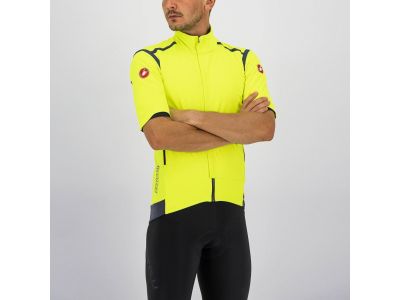 Castelli PERFETTO RoS CONVERTIBLE bunda, neonově žlutá