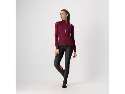 Castelli TRANSITION women&#39;s jacket, burgundy