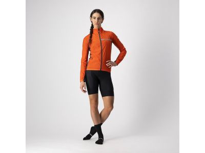 Castelli SQUADRA STRETCH women's jacket, red orange