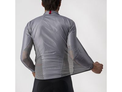Castelli ARIA SHELL jacket, silver gray