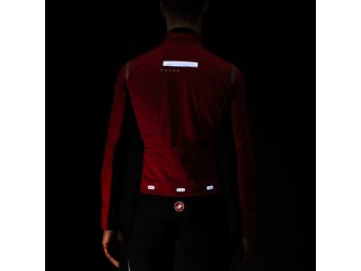 Castelli ALPHA RoS 2 jacket, red/dark grey