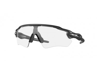 Oakley Radar EV Path sunglasses, steel/clear to black iridium photochromic