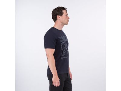 Bergans Graphic Wool tričko, modrá