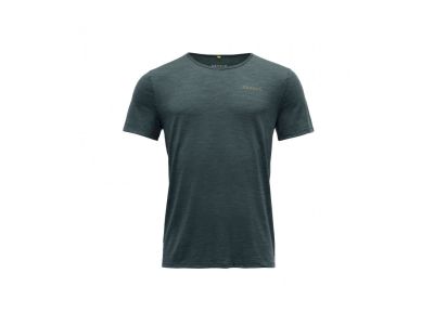 Devold Kolåstinden Pánské vlněné tričko Zelené
