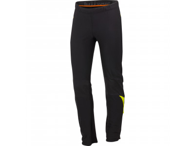 Pantaloni Sportful Squadra WS 2 negru/galben aprins