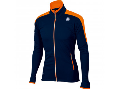 Jachetă Sportful Squadra WS negru/portocaliu