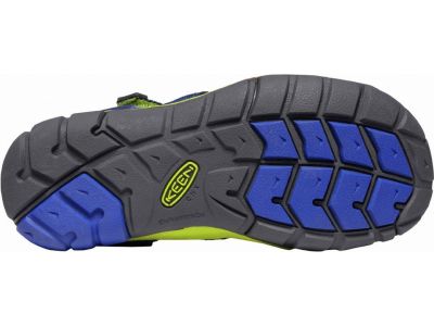 KEEN SEACAMP II CNX children's sandals, blue depths/chartreuse